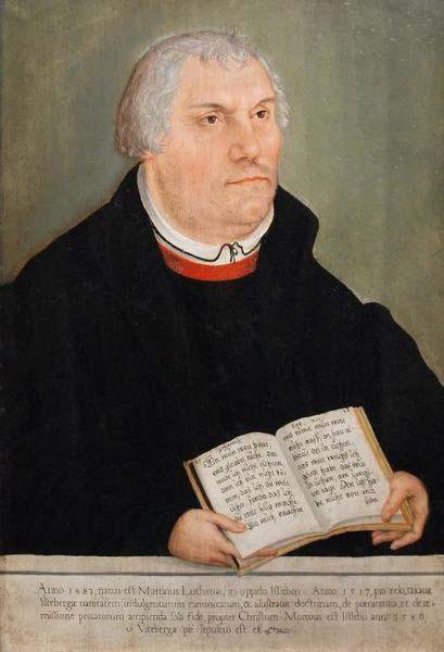 Lucas Cranach the Younger Portrait of Martin Luther. oil painting picture